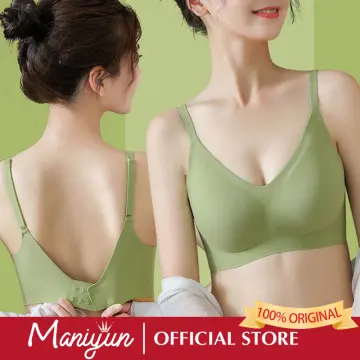 KL READY STOCK Sexy Elegant Deep-V Embroidered Flower Side Support