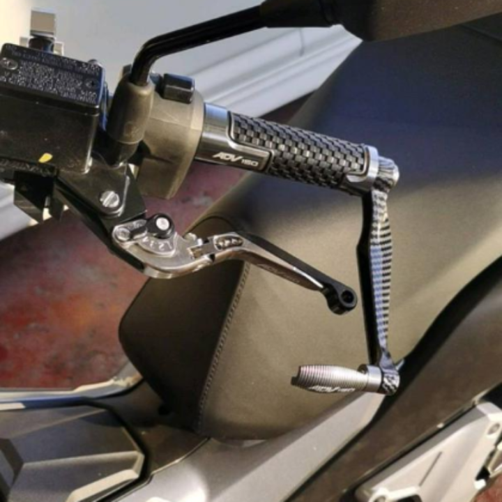 for-honda-adv-150-160-2019-2023-modified-6-stage-adjustable-foldable-brake-clutch-lever-with-handlebar-grips-glue-lever-guard-3-in-1-set-adv150-adv160