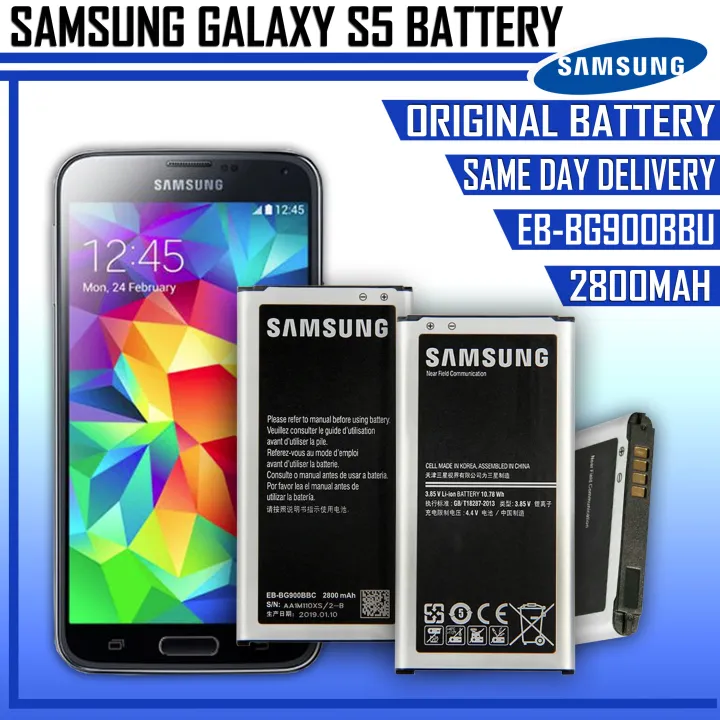 Samsung Galaxy S5 Battery Model Eb Bg900bbu Original Battery Lazada Ph 5218