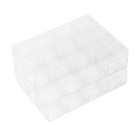 24 Pcs Square Transparent Plastic Packing Box Candy Box Jewelry Box Party Gift Birthday Gift Box
