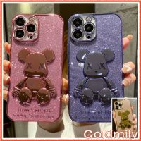 COD DSFDGFNN ? กลิตเตอร์ Kaws เคสไอโฟน Apple iPhone หมีเย็บผ้าหมีเย็บผ้าใสขอบเหลี่ยม สำหรับ เคส iPhone 13 SE2 2020 iPhone11 เคสไอโฟน7พลัส 6 เคสi11 12 Pro Max เคส i8plus เคสไอโฟนxr X 6s เคสไอโฟน13 เคสไอโฟน11 เคสไอโฟน12 8 plus Xr 3D Bearbrick Bling Case