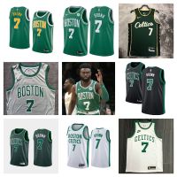 ~ Boston Celtics #7 Jaylen Brown เสื้อบาสเก็ตบอลชายสั้น -เสื้อยืดกีฬา