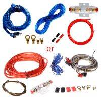 ▣♀ Holder 1500W8GA Car Audio Subwoofer Amplificateur Câblage Fuse Kit Fil Cable Set 40GF