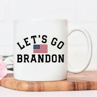 Lets Go Brandon FJB Dad Mugs Fashion Practical Ceramic Mugs Recyclable Water Cups Cool Coffee Cups Colored Ceramics Juice Mugs