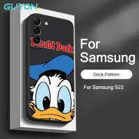 Guyon เคสยางกันกระแทกลาย เสค A24สำหรับ Samsung Galaxy,A13 A53 A54 A32 A52 A22 A03S 5G 5G เคสนิ่มลายเป็ดโดนัลด์ดีไซน์ใหม่ดั้งเดิมเคสยางกันกระแทกคลุมทั้งหมดเคสป้องกันกล้องหลังโทรศัพท์