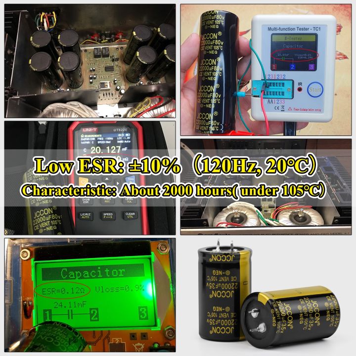 2pcs-jccon-audio-electrolytic-capacitor-400v-100uf-150uf-220uf-330uf-470uf-560uf-680uf-820uf-1000uf-for-hifi-amplifier-low-esr