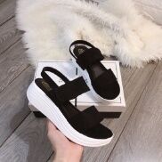 Sandal nữ quai hậu, sandal nữ độn đế 4cm