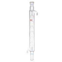 Original Global Straight Condenser 200300/400/500/600mm High Borosilicate Chemical Experiment Glass Instrument[Fast delivery]