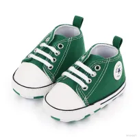 (COD)Newborn Baby Fashion Cute Canvas Shoes Kid Soft Sole Non-slip Shoes Sneakers