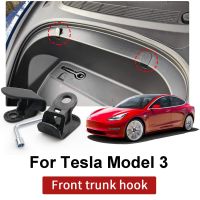 Model3 Car Front Trunk Hook For Tesla Model 3 Frunk Hook Bag Modified Interior Accessories Bolt Cover Model Three Grocery Clip  Gauges