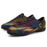 ZXCP mens football shoes, track and field shoes,Short spiked shoes, sports shoes, mens light professional sports shoes