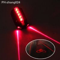 2 Laser 5 LED Rear Bike Bicycle Tail Light Beam Safety Warning Red Lamp Cycling Light Luz Bicicleta Luces Bicycle Accessories