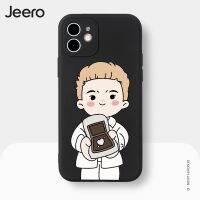 [ส่งสินค้าภายใน 24 ชั่วโมง]Jeero เคสศัพท์ เคสคู่ เคสไอโฟน เคสคู่รัก ขอบเหลี่ยม กันกระแทก ซิลิโคนนุ่ม ลายการ์ตูนน่ารัก เข้าได้กับ 14 13 12 11 Pro Max SE 2023 X XR XS 8 7 6 6S Plus HFE670