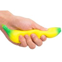 FUN Slow Rising Squishy Banana Wrist Hand Pad Rest Kids Toy Charm Home Decoration Slow Rising Stress Reliever Squishy Toys Set
