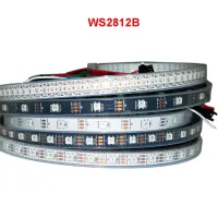 1M/2M/3M/4M/5M WS2812B สมาร์ทพิกเซลแถบไฟ Led แสง; 30/60/144พิกเซล/Leds/M;WS2812 IC;IP30/IP65/IP67,เทปโคมไฟ Led DC5V