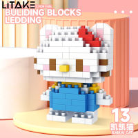 Cartoon Anime Building Blocks Figure Small Particles Assembled Building Bricks Puzzle Toys For Kids Gifts