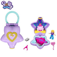 Original Mat Polly Pocket Doll Hidden World Mini Scene Girls Home Toys for Children Mermaid Kids Toy Nesting Reborn Dolls