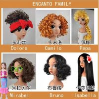 ♗ Halloween magic full house Mirabel wig headdress Mirabe with frame mirabe third sister pepa dress up