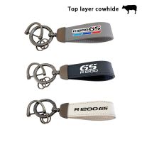 For BMW R1200GS R1200 R 1200 GS leather Keychain Keyring Motorcycle accessories