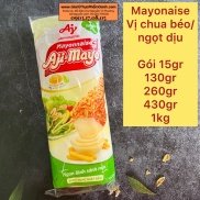 Mayonaise AJI MAYO từ trứng gà tươi 130gr 260gr
