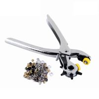 Multifunction Portable Heavy Duty Leather Hole Punch Watch Band Hand Pliers Belt Holes Punches Puncher Tool Eyelet  Pliers
