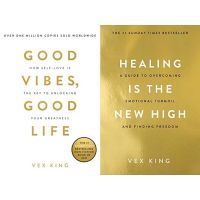 หนังสือภาษาอังกฤษ Good Vibes, Good Life Healing Is the New High Vex King vibe ใช้คลื่นพลังบวกดึงดูดพลังสุข english book