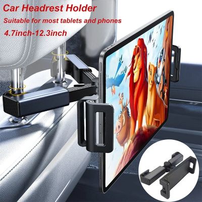 Car Headrest Phone Holder Seat Back Mounting Bracket Tablet For iPhone iPad 4.7-12.9inch Car Accessories Interior Universal 2023