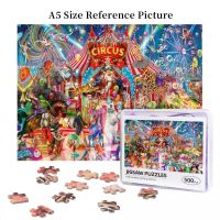 A Night At The Circus Wooden Jigsaw Puzzle 500 Pieces Educational Toy Painting Art Decor Decompression toys 500pcs