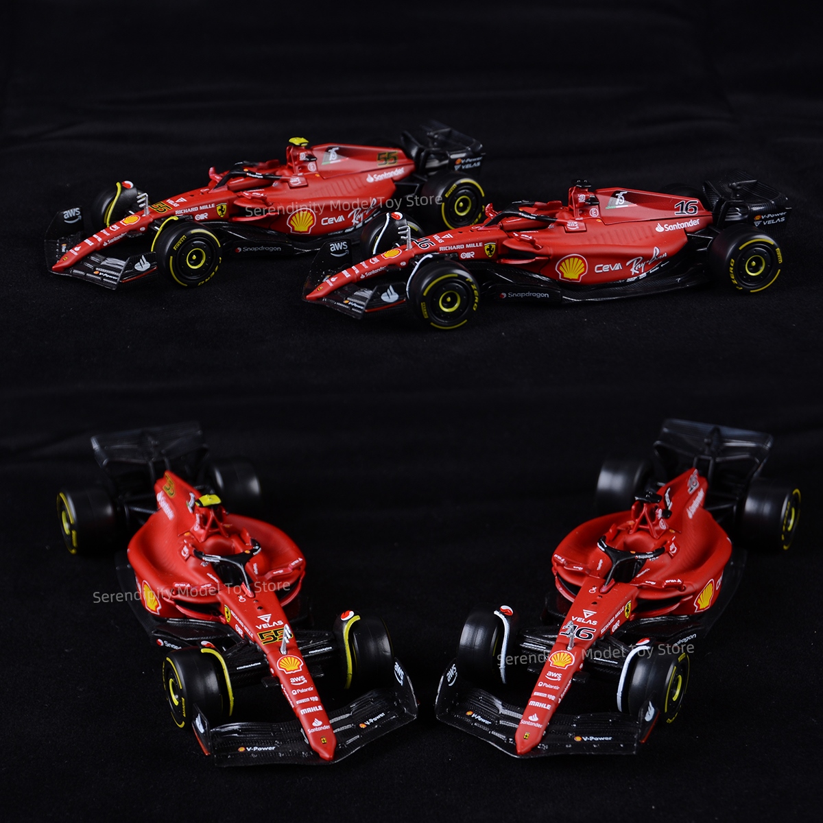 Bburago 1:43 Ferrari 2022 F1-75 F1 Formula Car Die Cast Vehicles Collectible Model Racing Toys