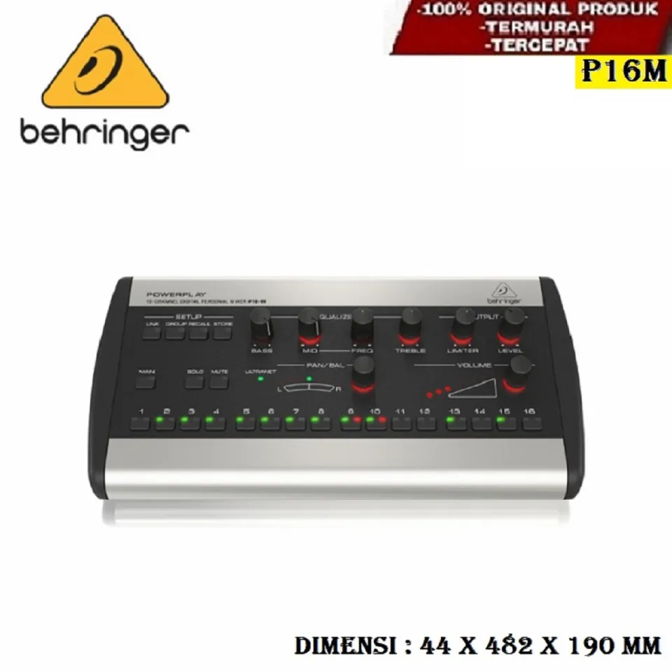 Behringer P16-M Personal Monitor Mixer Overview