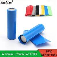 20~500pcs 21700 Battery Film Tape PVC Heat Shrink Tube Precut Shrinkable Sleeve Tubing Protect Pipe Cover for Batteries Wrap Electrical Circuitry Part