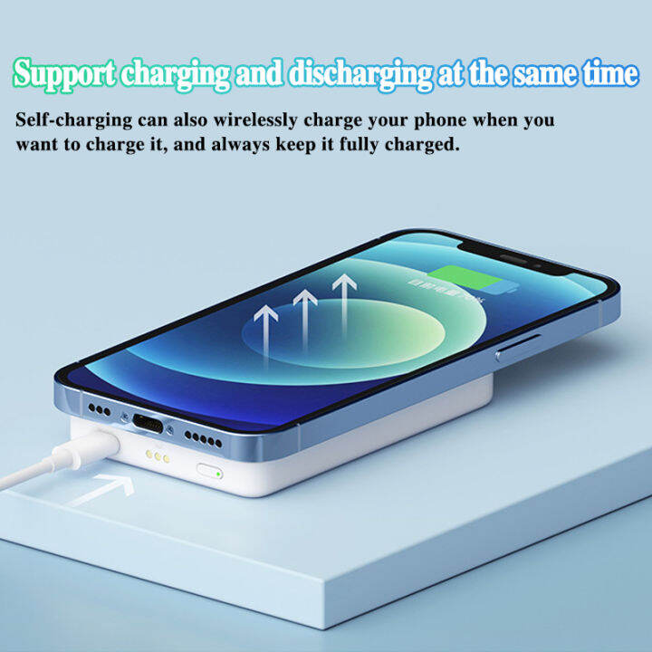 xiaomi-พาวเวอร์แบงค์ไร้สายแม่เหล็ก-high-capacity-vertical-wireless-charger-type-c-การชาร์จแบบสองทิศทาง-สำหรับ-iphone-14-13