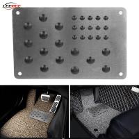 Anti Slip Car Brake Pedal Assist Pad Carpet Patch Foot Heel Floor Mat Plate Alloy Truck Van Off Road 4x4 Automotive Accessories