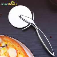 เครื่องตัดพิซซ่าสแตนเลสมีดพิซซ่าเค้กขนมปังพายมีดกลม Pastry Pasta Dough Kitchen Spatula Baking DIY Tools