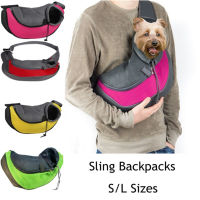 Portable Mesh Breathable Sling Backpacks Cat Puppy Small Animal Dog Carrier Pouch for Outdoor Travel with Adjustable Strap