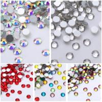 1440pcs Mixed Nail Art AB Rhinestone Rivets Sequins Manicure Flat Bottom DIY Phone Stickers Shoes And Dancing Decoration