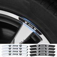 NEW 4pcs/set 9cm Aluminum Alloy Car Wheel Rim Tyre Sticker Auto Tire Emblem Badge Decal Decoration for Jeep Wrangler Cherokee Compass 99