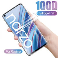 ไฮโดรเจลฟิล์มป้องกันเต็มพื้นที่สำหรับ OPPO Realme ฟิล์มปกป้องหน้าจอ Narzo 50A 50i Prime 50 30 30A Pro 5G