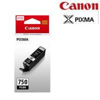 Canon PGI-750PGBK หมึกแท้ สีดำ จำนวน 1 ชิ้น ใช้กับพริ้นเตอร์อิงค์เจ็ท Canon PIXMA IX6770/6870/IP8770/7270, MG5570/5470/6470/6370/7170, MX727/927/7570