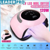 110V-240V 120W High Power Nail Dryer Fast Cure Speed Gel Light Nail Lamp LED UV Lamps For All Kinds of Gel With Timer And Smart Sensor