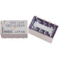 3pcs/lot  Original NEC SMD UB2-12NUN Ultra Miniature Signal Relay 2 open 2 closed straight 8 pin 12VDC