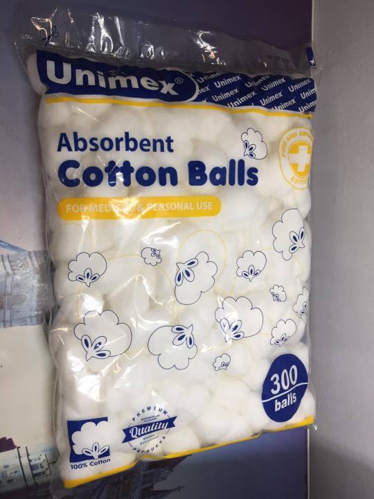Unimex Absorbent Cotton Balls 300's