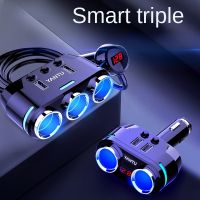 Quick Charging Car Charging One Drag Three Cigarette Lighter Splitter - Car Charger Full Function Socket Splitter Adapter