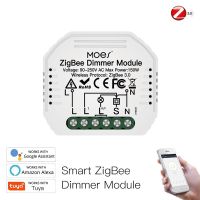 ☌✽☽ Tuya Zigbee 3.0 Smart Light Dimmer Module Mini DIY 1/2 Gang Smart Life App Remote Voice Control Work With Alexa Google Home