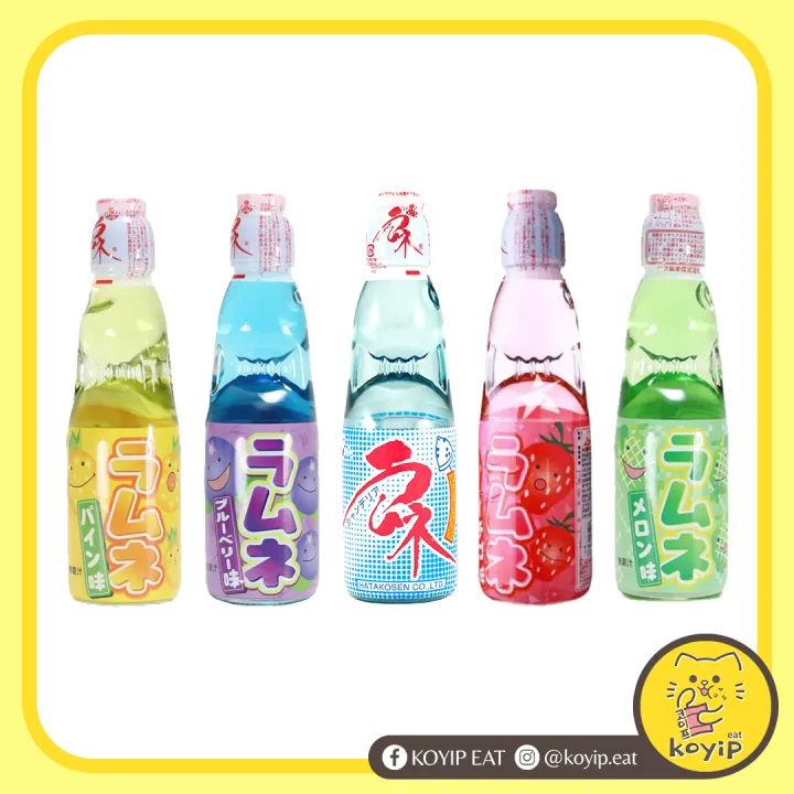 Ready Stock | HATA KOSEN RAMUNE Soda Drink Original / Blueberry ...