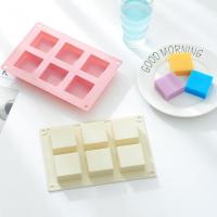 6 Square Silicone บล็อคซิลิโคน 6 ช่อง บล็อคเค้ก,ทำขนม,ช็อกโกแลต,น้ำแข็ง,วุ้น,สบู่ แม่พิมพ์เค้ก,ทำขนม,ช็อกโกแลต,น้ำแข็ง,วุ้น,สบู่ (สินค้าคละสี)