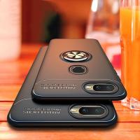 สำหรับOPPO A7 / A5s / A12 / F9 / Realme 2 Pro Case, [ทำงานแม่เหล็กติดรถยนต์] 360องศาเหล็กหมุนแหวนKickstandเคสโทรศัพท์กันกระแทกDrop Protectionการดูดซับแรงกระแทกป้องกันเคสทีพียูฝาหลังม