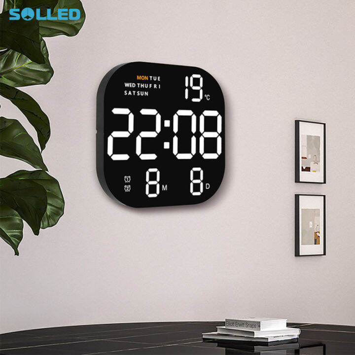 solled-led-digital-wall-clock-10-level-adjustable-brightness-time-temperature-date-display-wall-mounted-remote-control-alarm-clock-pdo