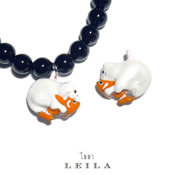 leila-amulets-พญาแมวนำโชค-baby-leila-collection-พร้อมกำไลหินฟรีตามรูป