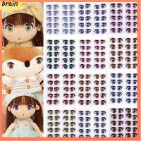 BRAIN 10Pairs คุณภาพสูง ของเล่นเพื่อการศึกษา ตุ๊กตาอะนิเมะตุ๊กตา Face Organ Paster Clay Decals สติกเกอร์ตาการ์ตูน Love สติกเกอร์น่ารัก